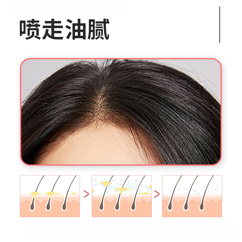 Lazy Person Fluffy Dry Shampoo Spray Wholesale No Water Wash Air Dry Shampoo Spray Refreshing Oily Hair Men Women Styling Spray