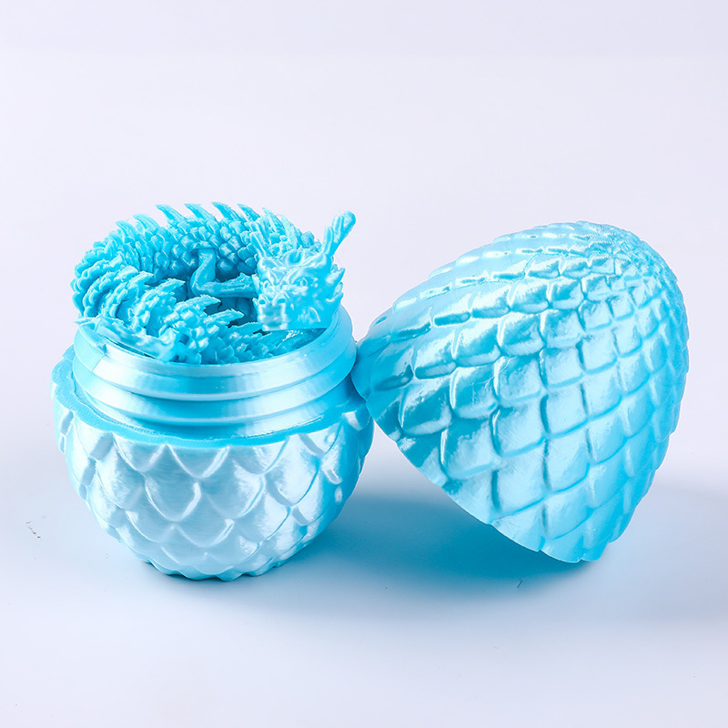 Adorno de Dragón Chino en Impresión 3D de PLA Articulado para Decoración y Regalo