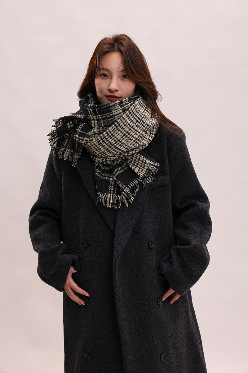 Couple Winter Thickened Versatile Student Giving Boyfriend Birthday Gift 2024 New High end Luxury Scarf_voghion.com