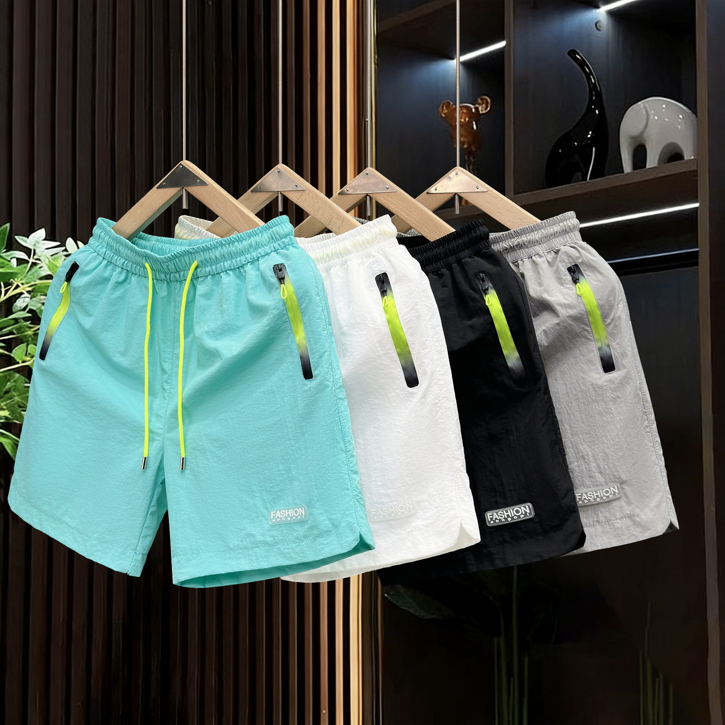 Outdoor Sports Casual Quick Drying Shorts For Men And Women Summer Thin Four Quarter Pants Trendy Dopamine Hiking Mountaineering Cargo_viptrois.com