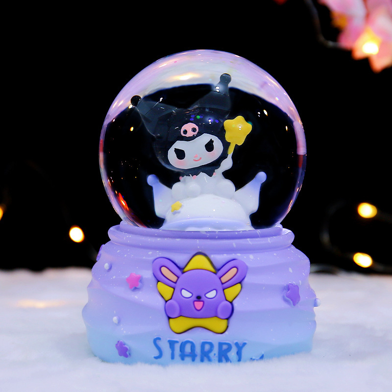 Nueva princesa conducción para soñar princesa Castillo caja de música de dibujos animados bola de cristal bola de agua creativa decoración de escritorio adornos