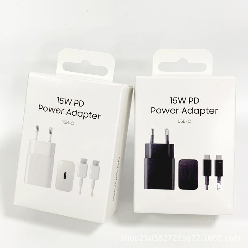 Suitable for Samsung 15Wfold23 Charger A53A54A10A50Pd Power Bank Charging Head Fast Charging 15W Portable