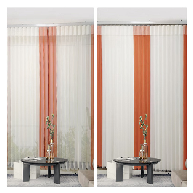 Electric Dream Curtain Vertical Curtain Shutter Curtain Intelligent Electric Light and Shadow Dream Curtain Living Room Balcony Shading Light Transmission