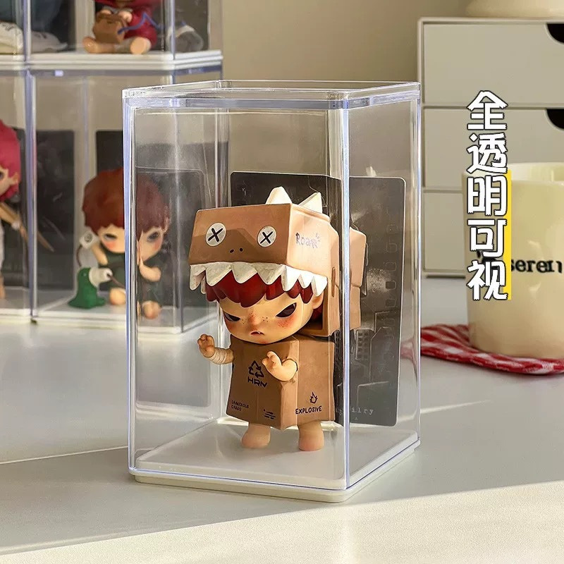 ブラインドボックス収納展示棚防塵人形手作り棚透明棚アクリル泡マット展示箱|undefined