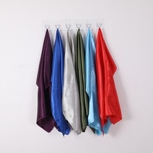 新款缎面女士净色头巾批发 仿真丝单色50色丁小丝巾职业空姐方巾
