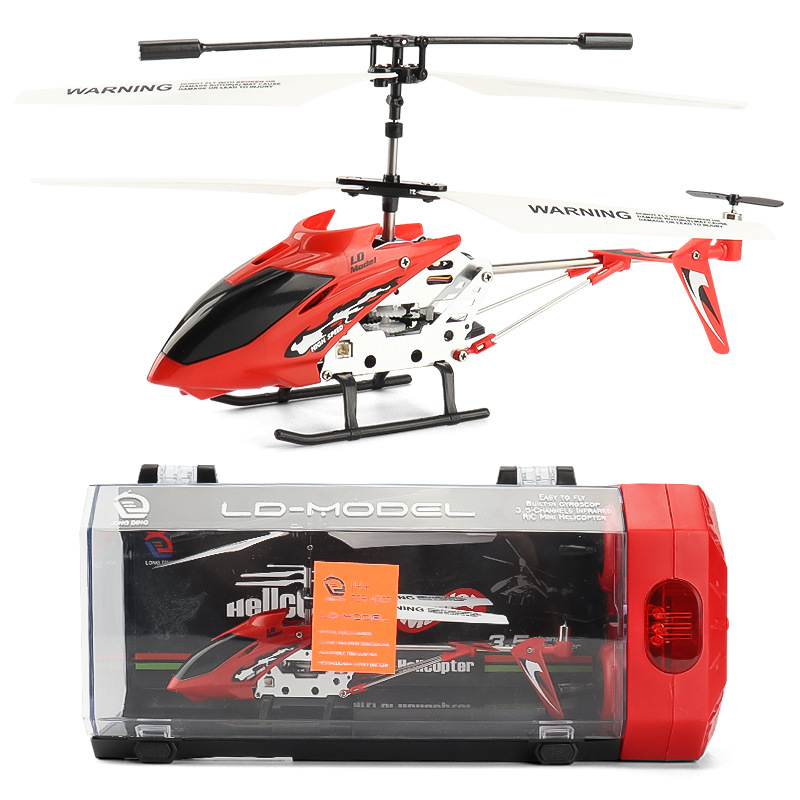 Cross-Border recommended alloy remote control indoor helicopter 3.5 passband light charging fall-resistant children's toy model
