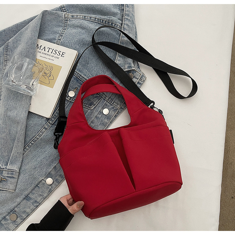 Borsa a tracolla da donna stile cestino casual moda western_voghion.com