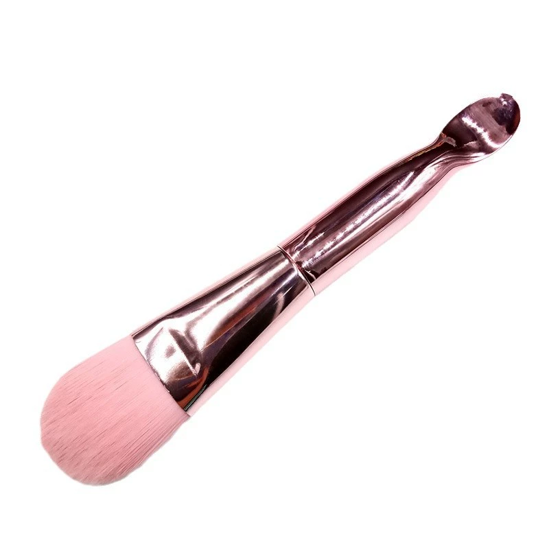 Double-sided Face Brush, Soft Bristles & Silicone Tip, 16 cm, Easy Application