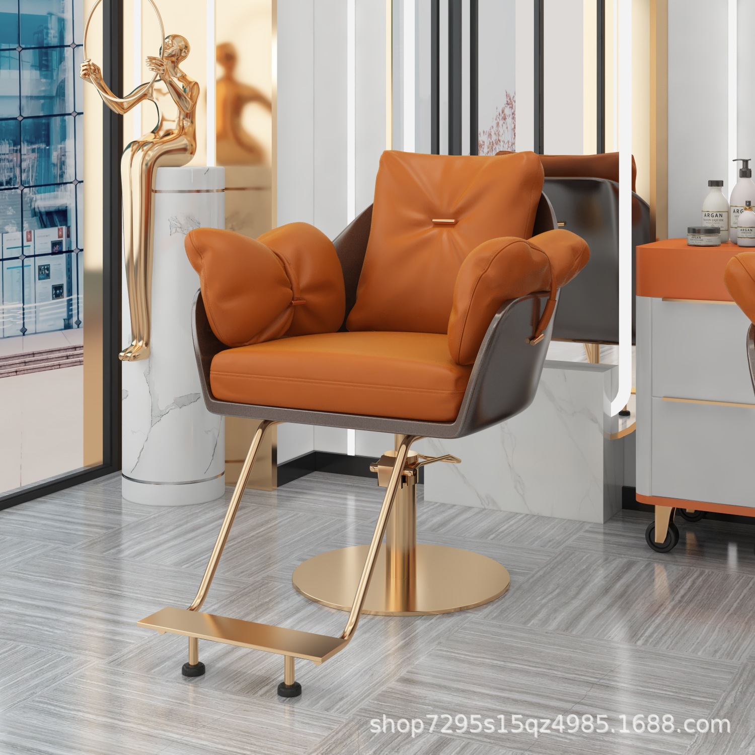 Fábrica directa 3AM silla de peluquería red tienda de marea roja silla barbería salón de corte de pelo silla salón de pelo especial