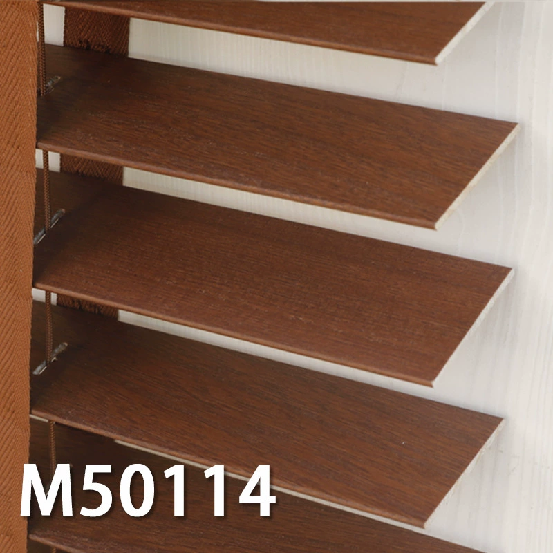 Basswood Solid Wood Blinds (Fugelin) — 5 cm Slats, Custom Width & Height