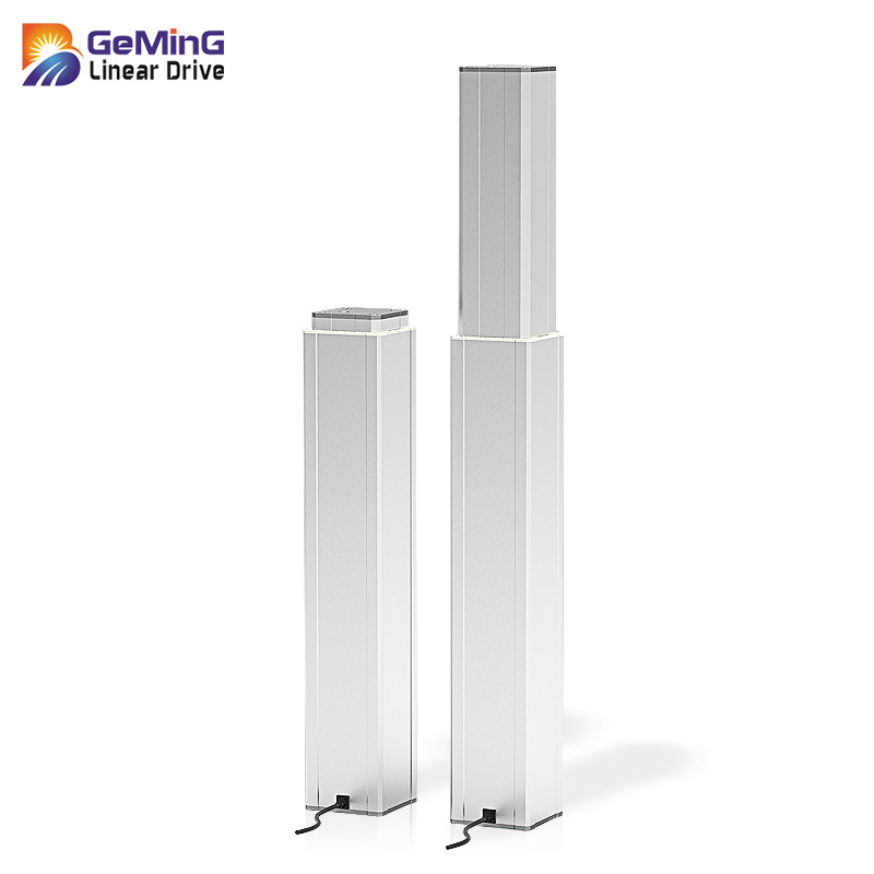 升降柱方形程演讲台升降桌工业升降方杆电动升降讲台直流电机