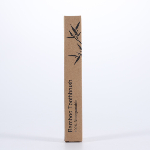 Cross-border bamboo toothbrush DuPont bristle toothbrush set Adult nylon 10 colors bamboo brush direct factory sale