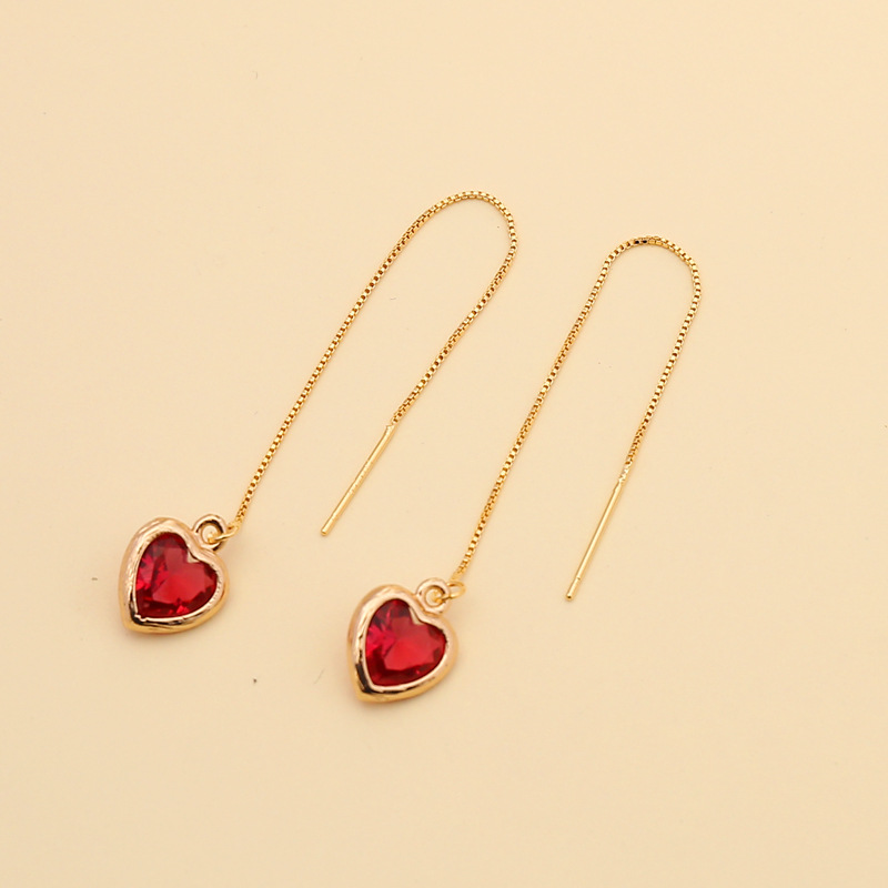 Nouvelles Boucles D&#39;oreilles D&#39;amour Colorées À La Mode display picture 13