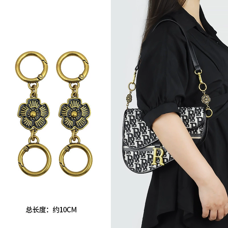 Kochi Xiangbule tabby Baccarat bag modified camellia extended decoration underarm lengthened shoulder strap chain accessories