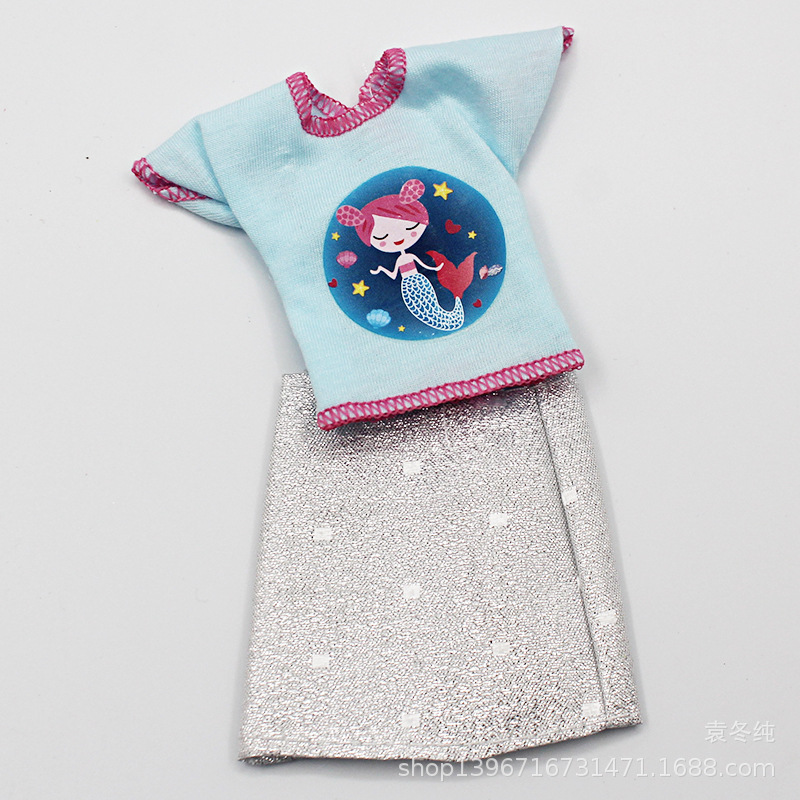 30cm juguete Barbie muñeca ropa moda arriba y abajo traje moda falda