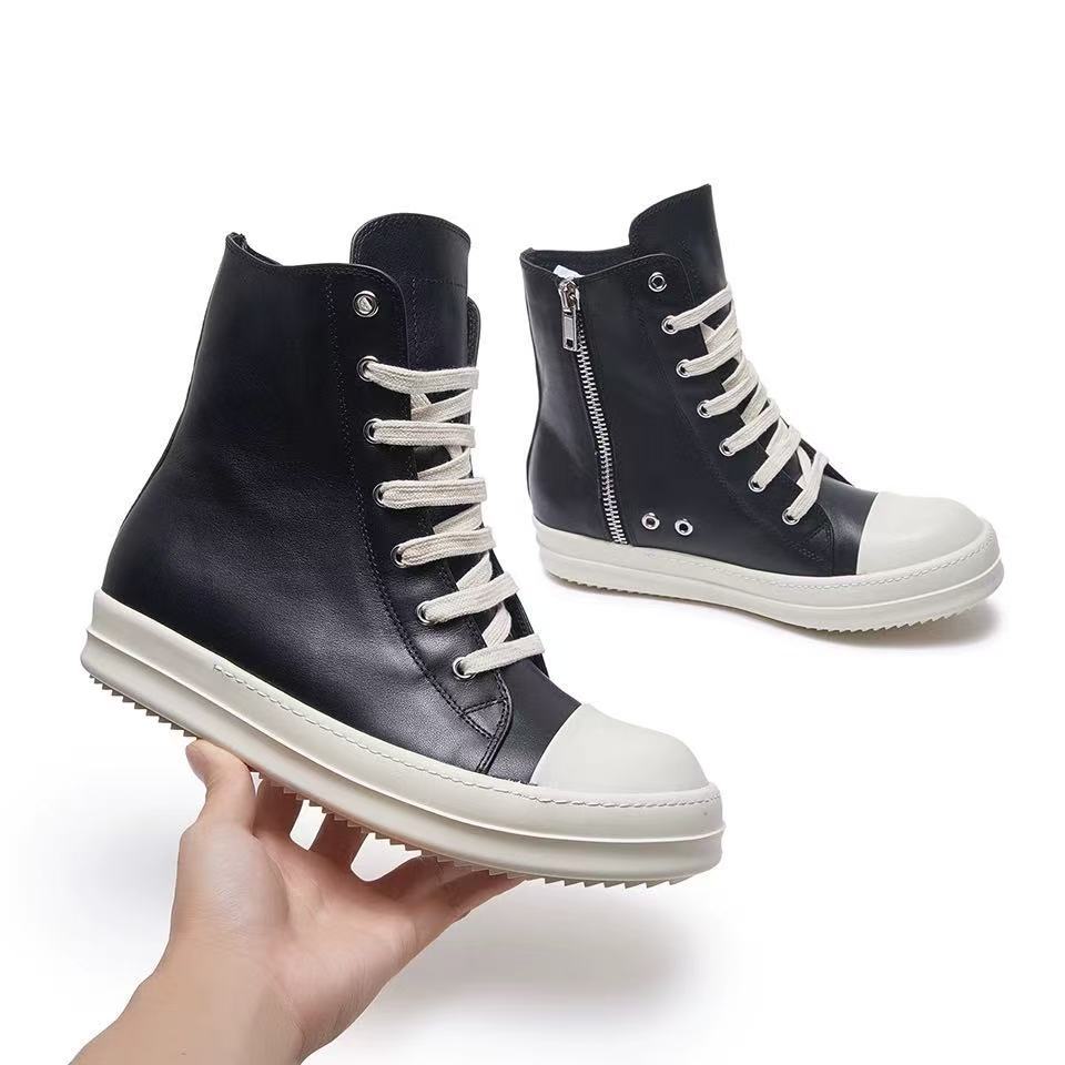 Zapatillas Casual de Caña Alta con Plataforma y Cremallera Lateral para Hombre y Mujer | Amortiguación y Transpirabilidad