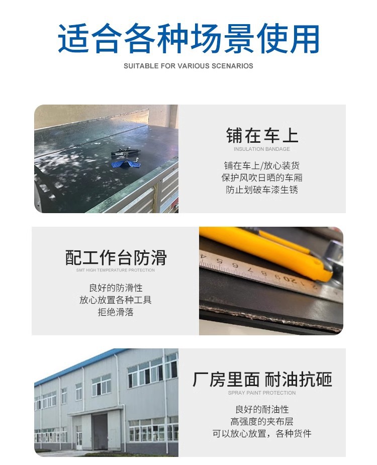 Truck Bed Rubber Mat, Wear-Resistant, Shock-Absorbing, Waterproof, Special Rubber Mat for the Bottom of Wuling Dongfeng Trucks