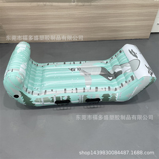Cross-Border Hot-Selling Winter Inflatable Sled Pvc Cold-Resistant Thickened Durable Children's Adult Giant Inflatable Sled