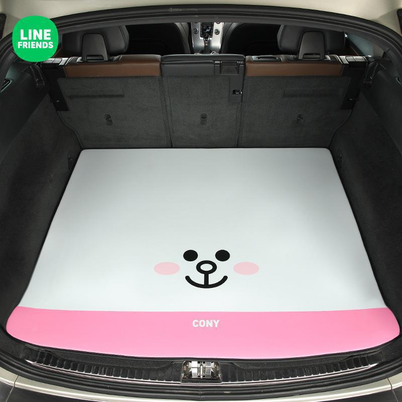 LINE FRIENDS自動車トランクマット専用トランクマット四季通用カードテールマット|undefined