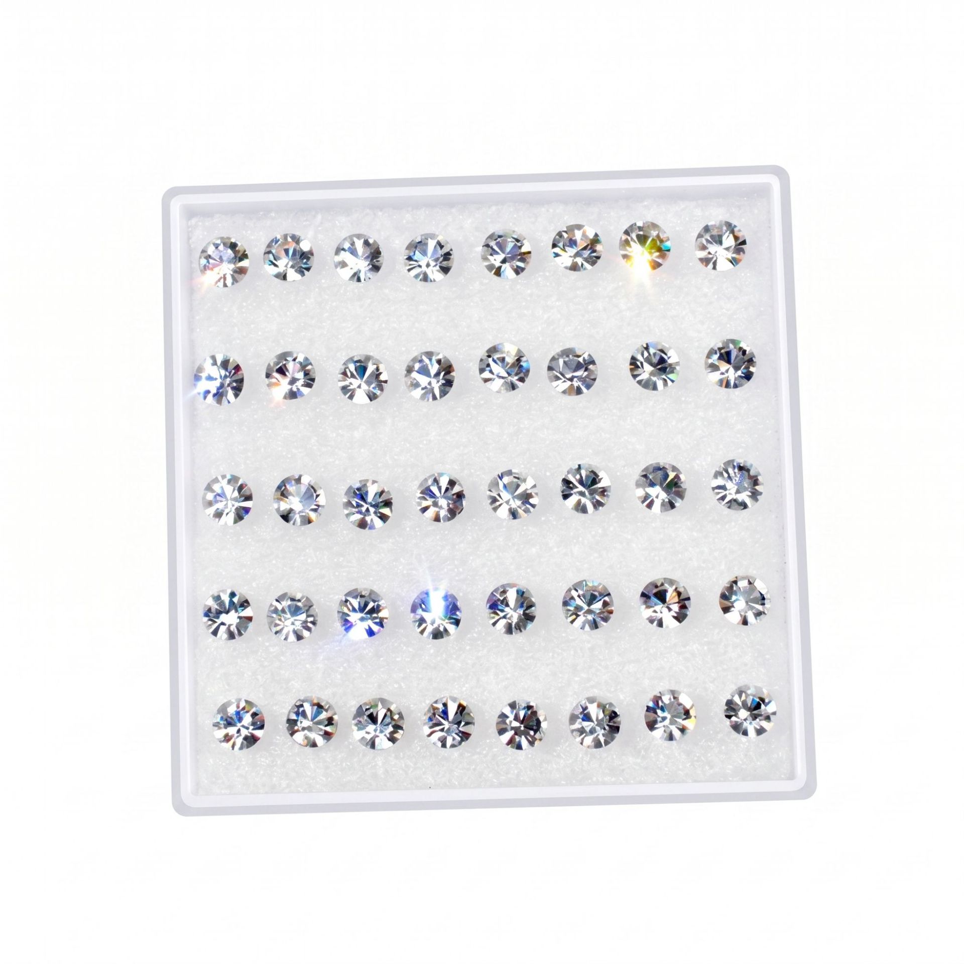 Pendientes de resina al por mayor, aretes de plástico antialérgicos, joyería de diamantes para las orejas, hipoalergénicos, tacto premium, para alergias leves.