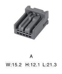 LX7057B-0.7-21 connector plastic shell MX34005SF1