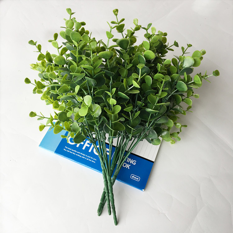 Artificial Eucalyptus Flower, Green Plant Eucalyptus Flower Arrangement Decoration, Scene Landscape, Plastic Plant, Plant Wall Decoration, Wholesale