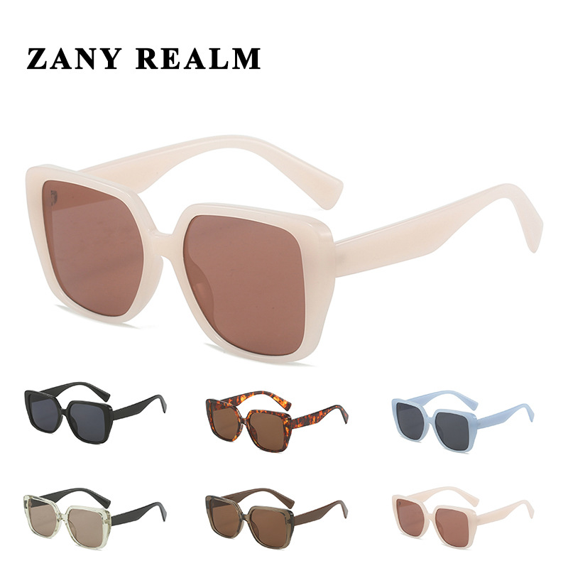 24 años de stock de fábrica, nuevas gafas de sol de montura grande de la serie miu, gafas de sol de todo fósforo de moda, hombres y mujeres, sombra al aire libre