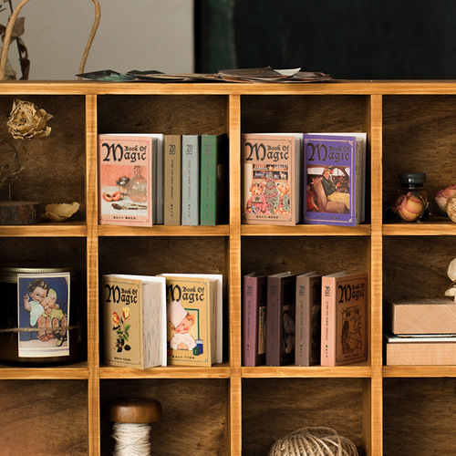 Yan Ji Dou's book of magic series, retro character posters, notebook material, note book, 100 pieces, 12 styles