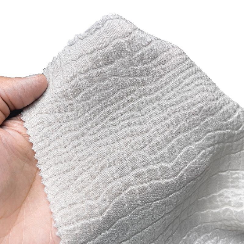 19 Mmi 140 ancho 100% seda de morera seda jade rallado Xinghe satén ropa tela jacquard FD6282