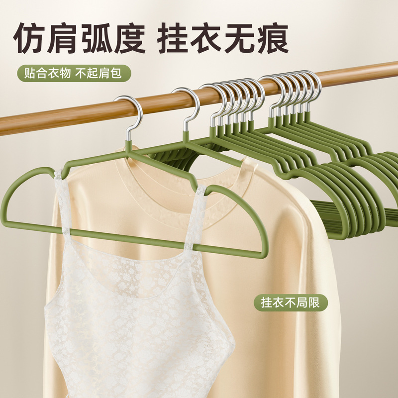 超粗哑光树脂衣架无痕防滑成人加粗衣架撑子家用晾衣学生宿舍衣架|undefined