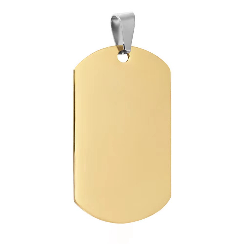 Elegante simple de acero inoxidable pet colgante soporte para dibujar muestras talladas adorables pet colgante al por mayor