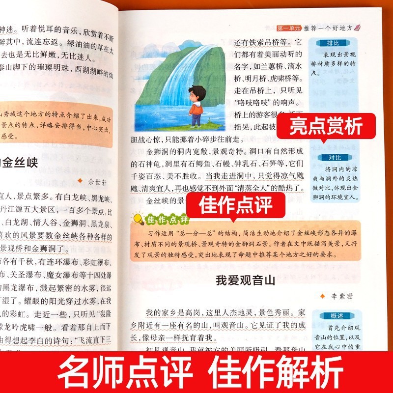 小学生向けの同期作文、人民教育出版の中国語作文特別トレーニングブック、2、3、4、5、6、7年生の上下巻|undefined