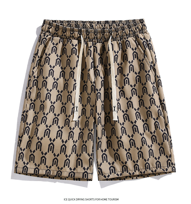 Men's Shorts Ice Silk Quick-drying Beach Summer Pants For Men_voghion.com