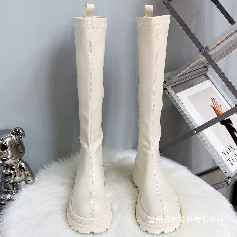 Boots for Hot Girls, American Style Long Boots for Women, 2025 New Winter Mid-Length Thick-Soled Long Boots, Autumn Women's Boots