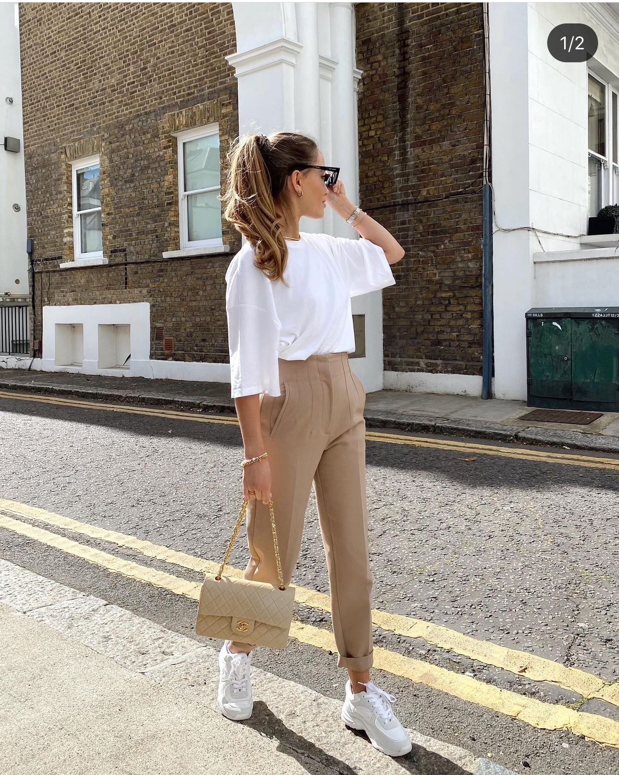 Damen High-waist Stoffhose Für Einen Eleganten Casual-look_voghion.com