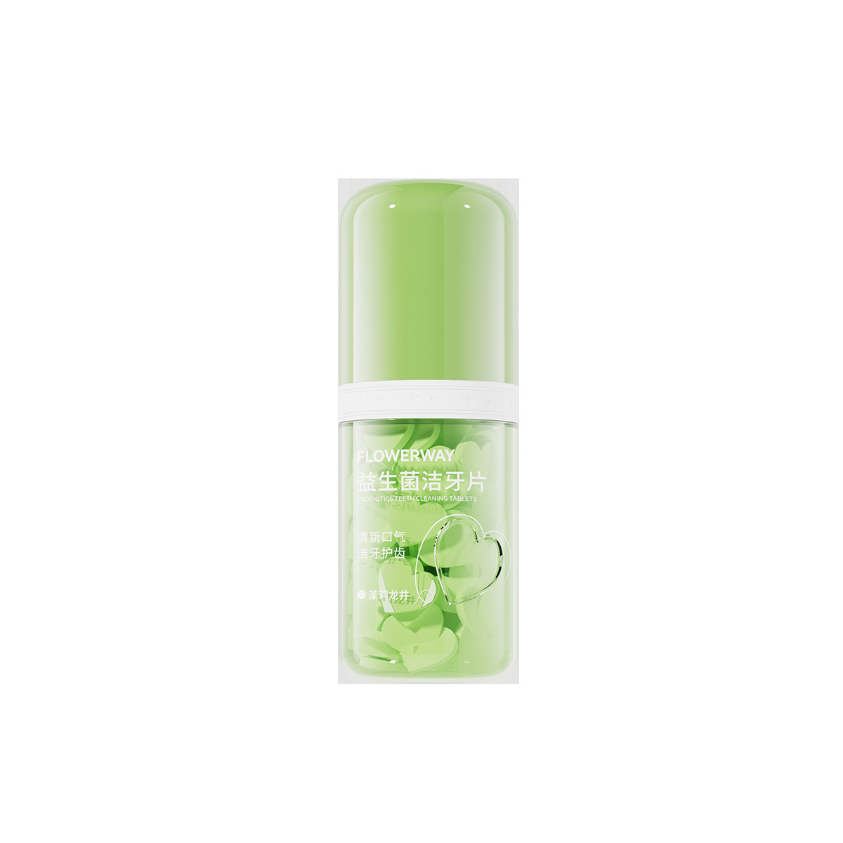 FLOWERWAY probiótico limpiador de dientes, aliento fresco, cuidado de las encías, limpieza de dientes, perfume de enjuague portátil, fabricante image 6