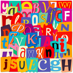 50 New English Alphabet Stickers—Cross-Border Early Learning Cartoon Puzzle Toys for Babies and Kids