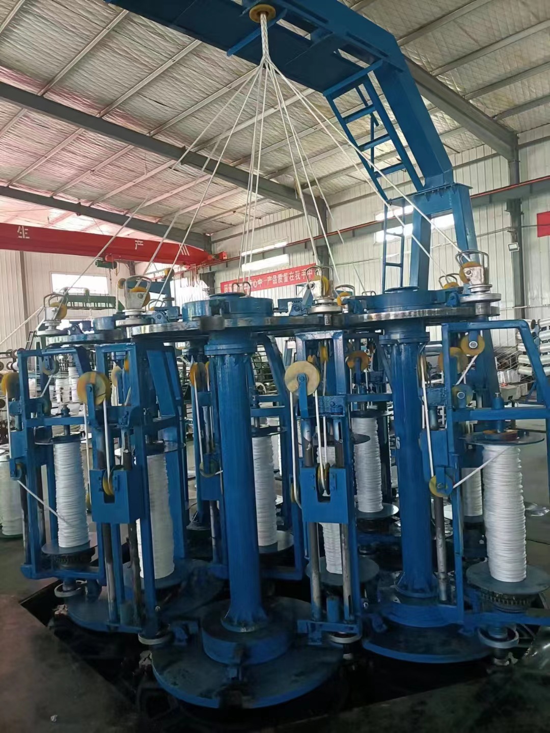 高强度丙纶耐磨耐拉防静电加粗八股白色缆绳聚酯船舶专用缆绳