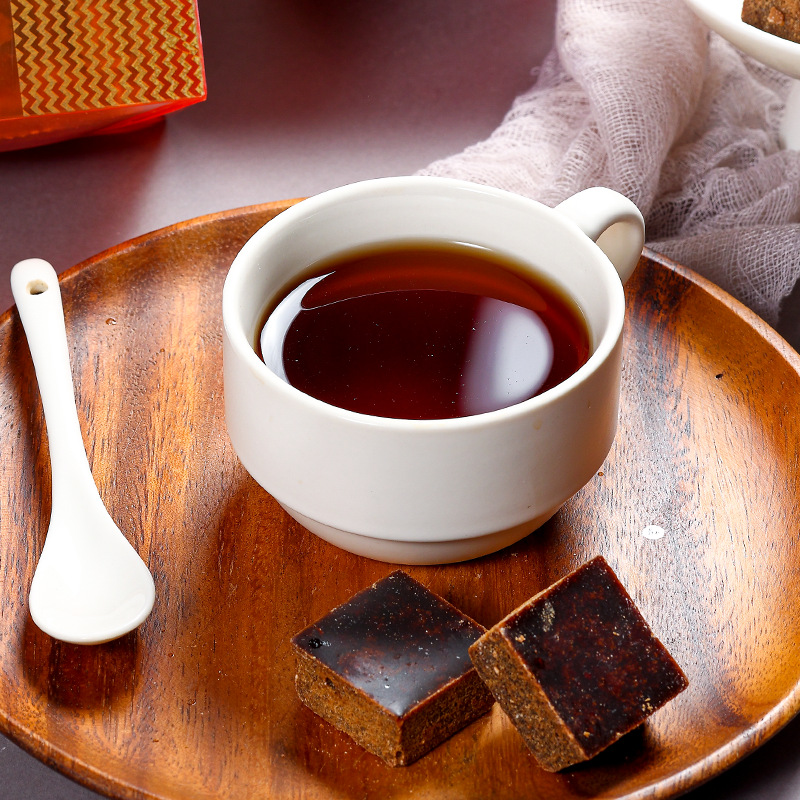 Brown Sugar Ginger Tea Blocks Yunnan Sugarcane Old Style 1kg Traditional Drink Mix specifications