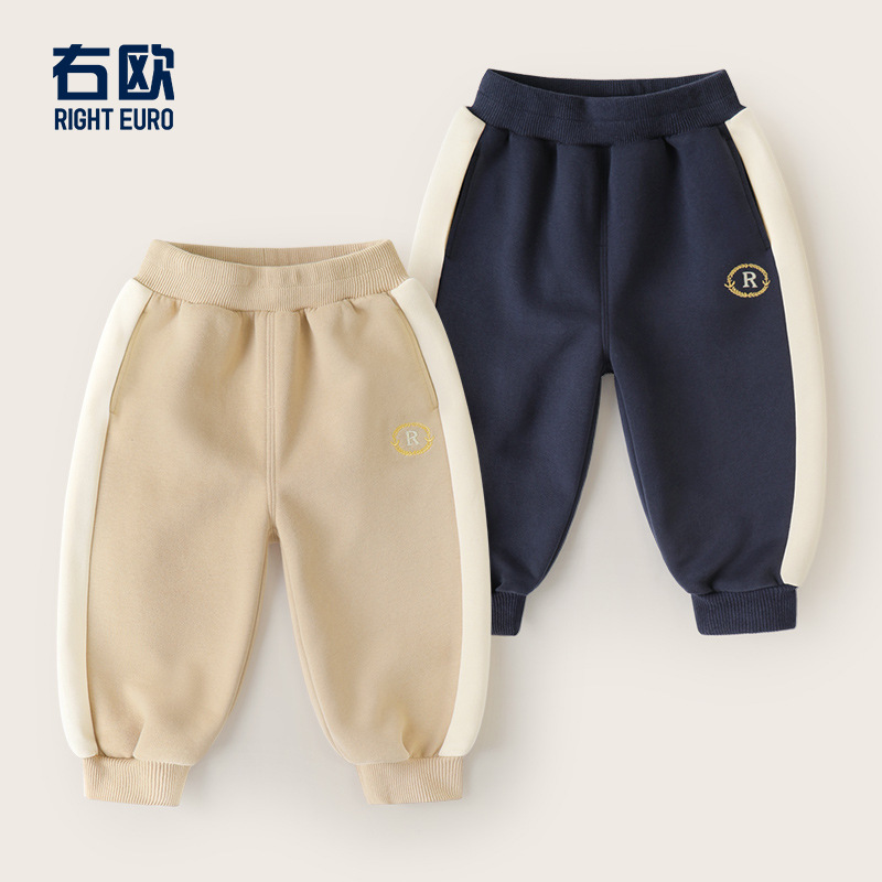 Spring autumn children's fashionable trousers for boys for leisure