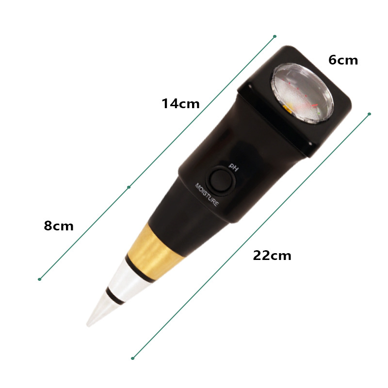 土壤湿度仪大棚水稻苗床土壤酸碱度测试仪高精度农业ph土质检测仪