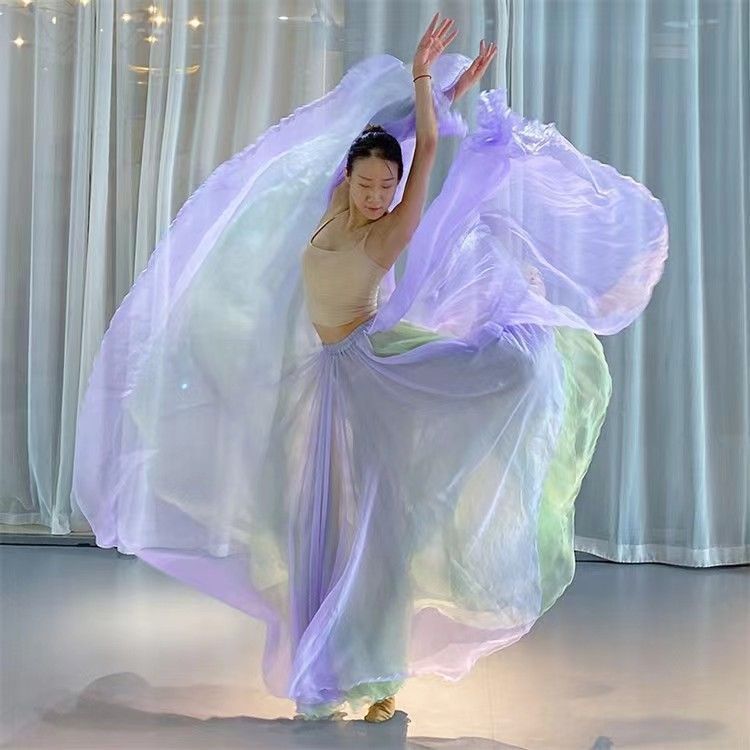 Black Moon Light Dance Classical Dance State Wind Double -layer…
