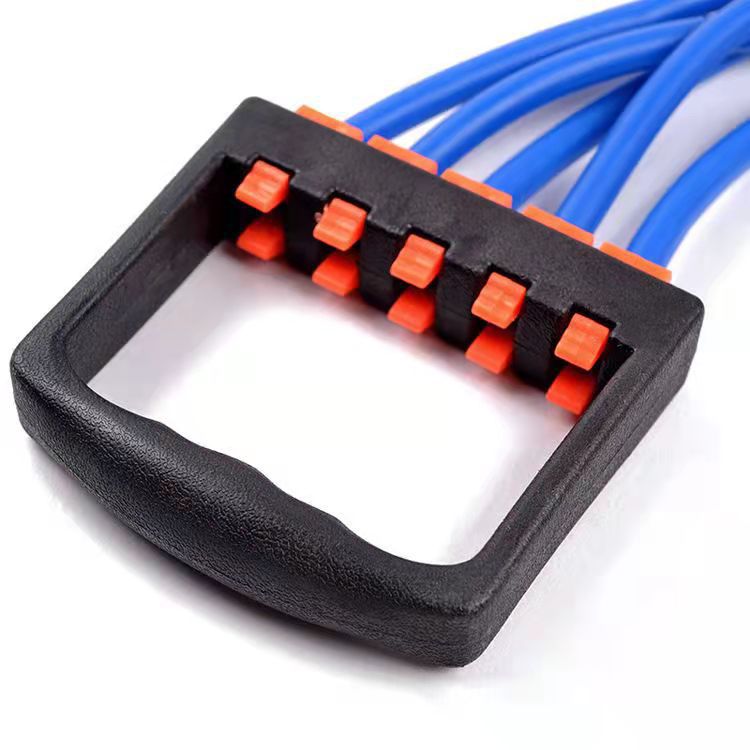 Pecho expansor de goma TPR desmontable pecho expansor yoga multifunción tensión cuerda 5 tensión cuerda ajustable