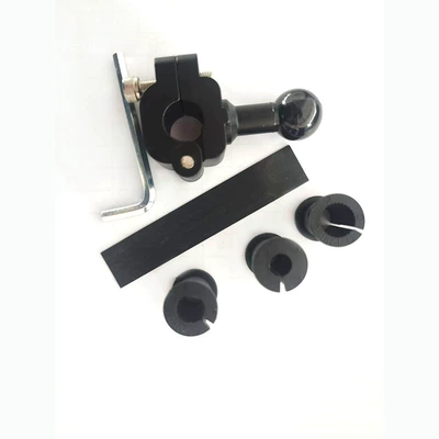 Other Electric Vehicle Accessories Holder Rearview Mirror Accessories Electric - removable-rearview-mirror-aluminum-alloy-fixing-piece-black-336