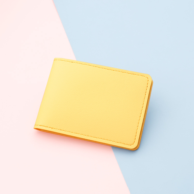 Mini titular de la tarjeta de regalo de comercio electrónico transfronterizo 2 titular de la tarjeta ultrafino color motor vehículo licencia de conducir sin logotipo