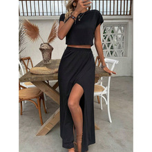 W 23454 High Slit Two-piece Set �߿������°�ȹ�׿羳��ó