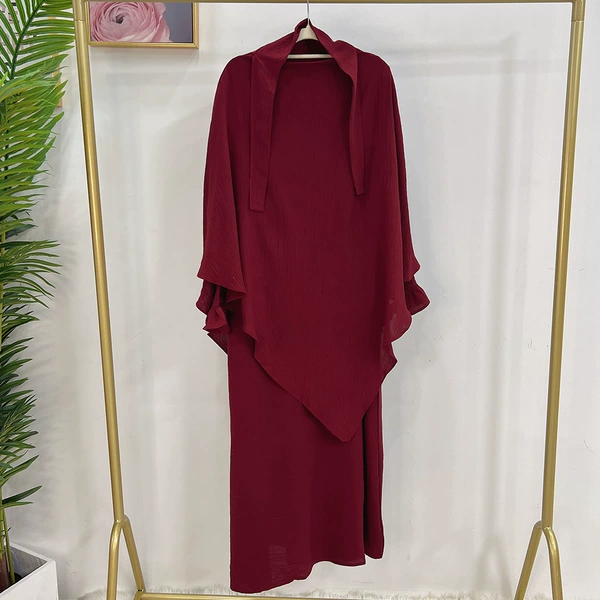 Burgundy scarf