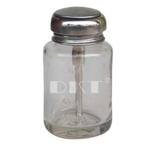 DKT-11A glass alcohol bottle makeup remover water bottle Tianna water bottle solder aid bottle hand press water outlet Press bottle