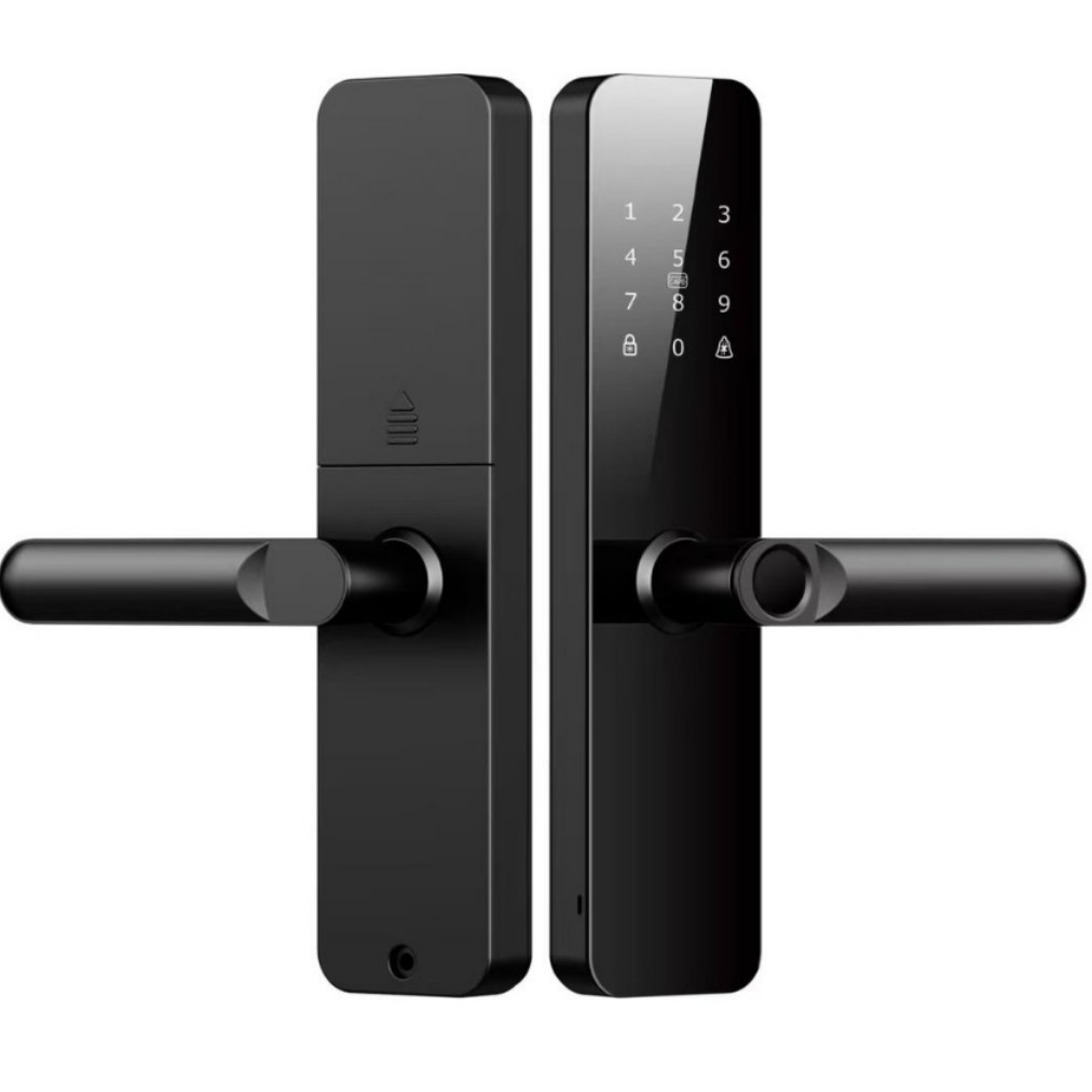 Cerradura de huella digital para puerta de madera F17-1 (la versión china no incluye el cuerpo de la cerradura)