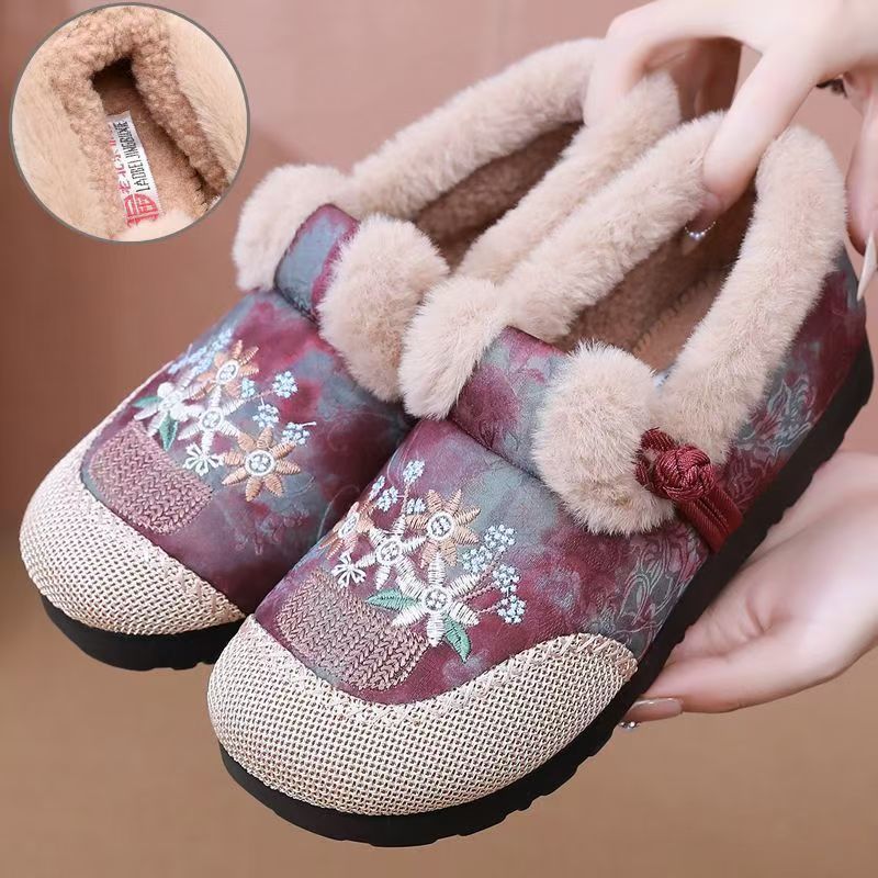 레드 [클리어런스 코튼 슈즈]